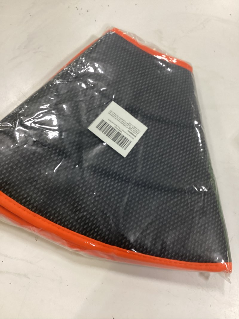 Condition photo showing New/Like New for Soft Adjustable Dog E-Collar for Post-Surgery Recovery, Lightweight Breathable Cone to Prevent Licking/Biting/Scratching/Chewing, Ideal for Wound Healing with Comfortable Protection, Black Gold,L+