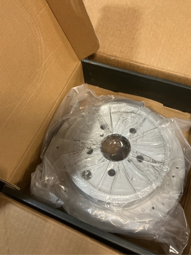 Condition photo showing New/Like New for anpulsero brake pads and rotors kit rear compatible with 2010-2014 subaru outback, 2009-2013 forester,automotive replacement brake kits geomet 31509 d1114-8218 drilled and slotted rotors 286mm(11.3in)