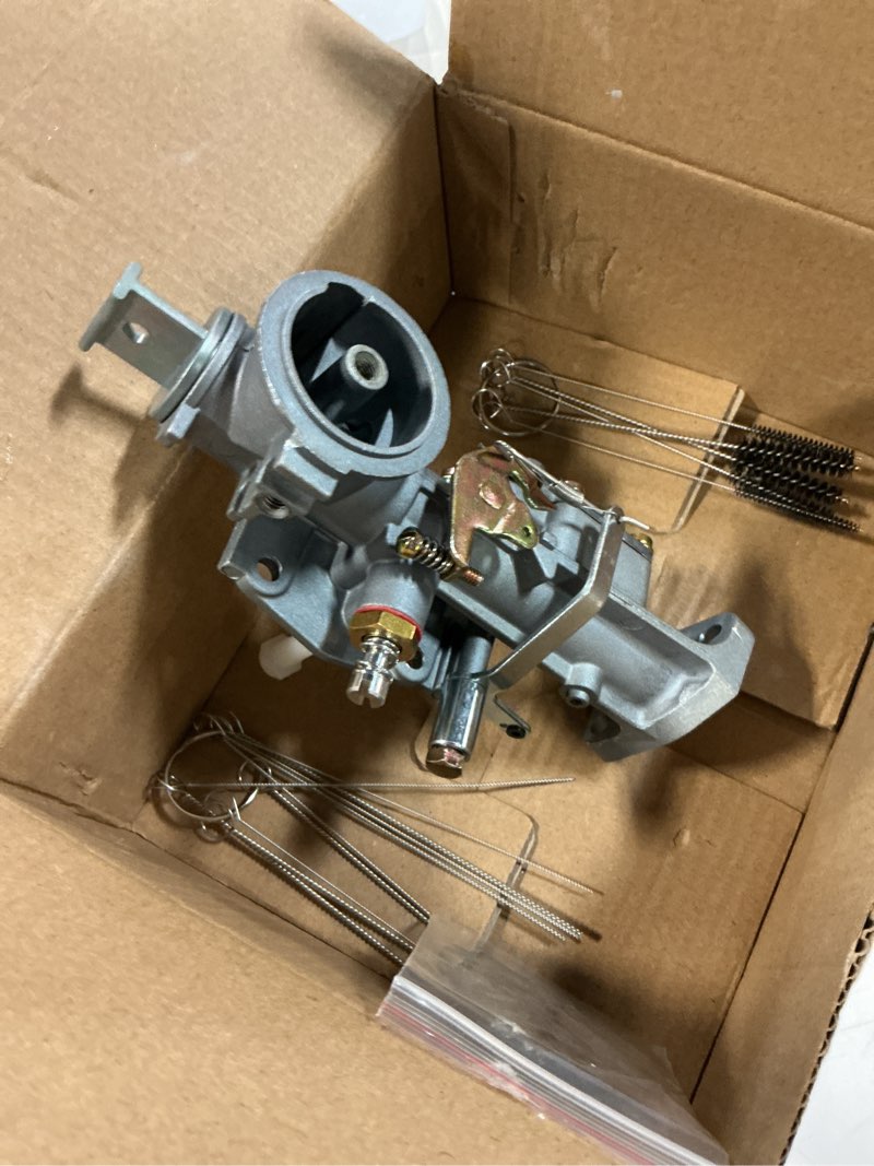 Condition photo showing As Is for carburetor compatible with briggs & stratton 299437 297599 for engine 130201 130202 130207 130212 130231 130232 130251 130252 130292 130297 131231 131232 135200 130200 100200