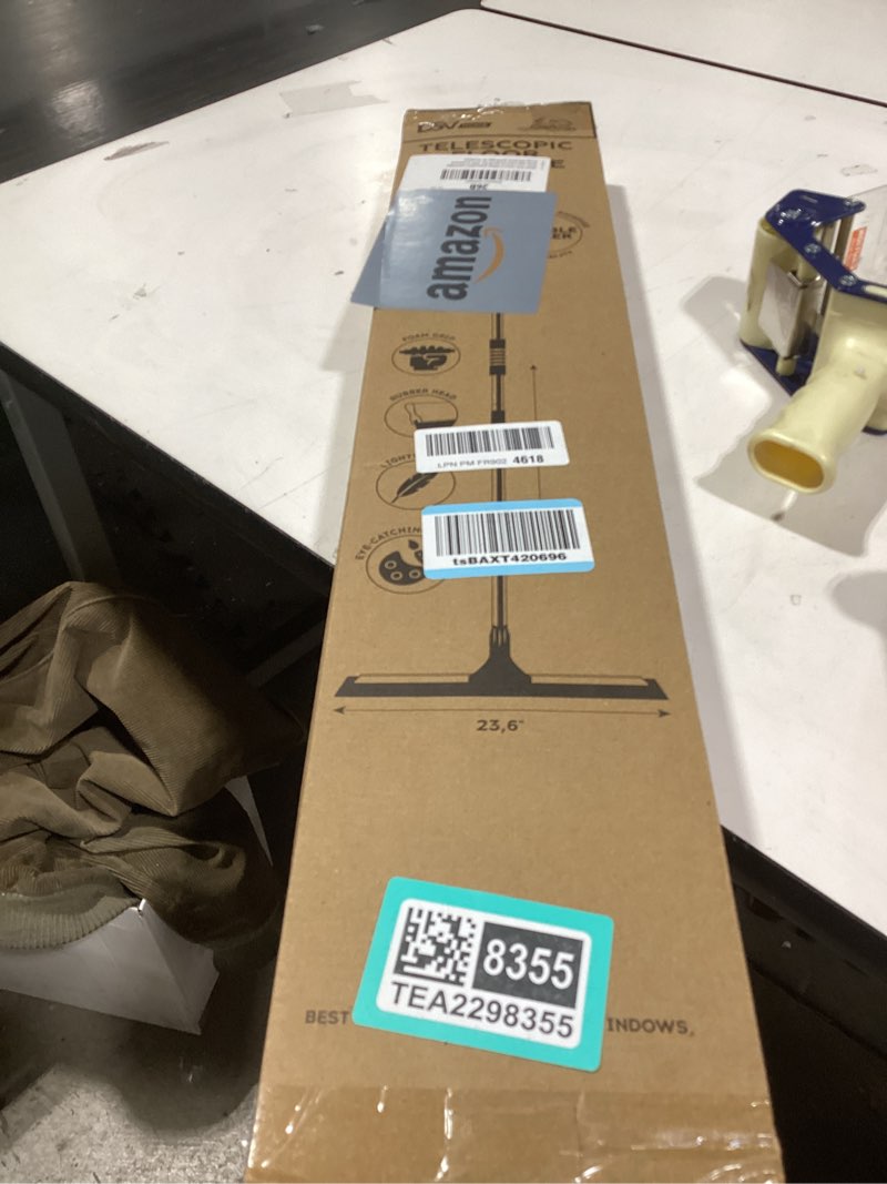 Condition photo showing item condition for DSV Standard Professional Floor Squeegee for Concrete Floor, 24" Large Heavy Duty Squeegee for Floor, Squeegee Broom for Floor with Telescopic Handle 30”–57” for Tiles, Garage, Deck, Bathroom, Window