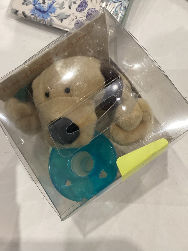 Condition photo showing Good Condition for wubbanub 0 to 6m infant pacifier - puppy