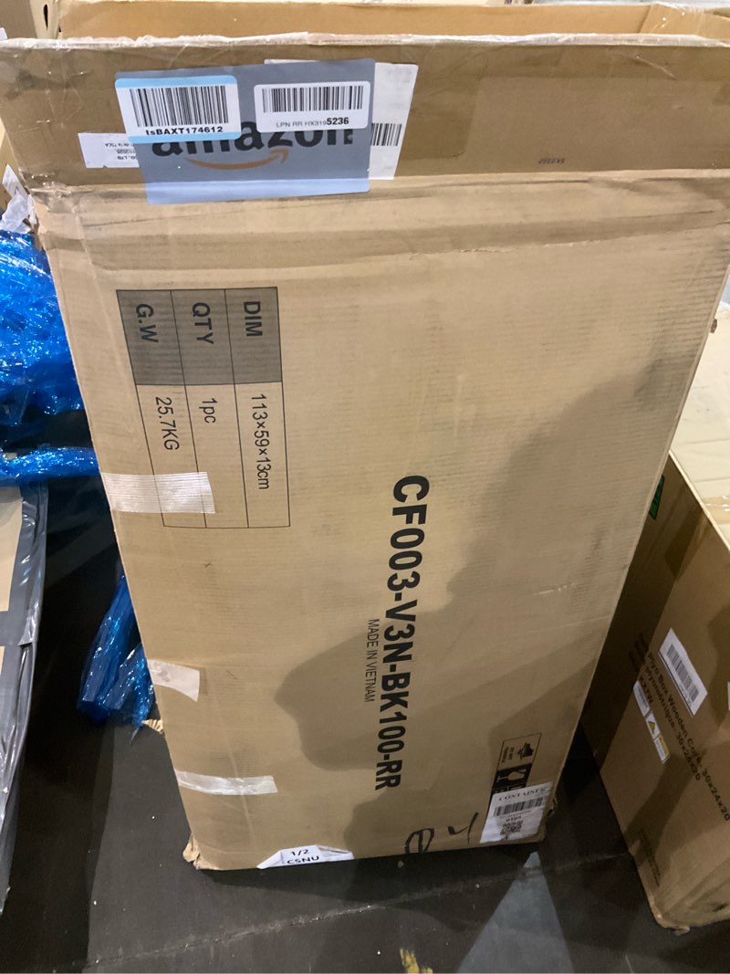 Condition photo showing As Is for Rolanstar Coffee Table, Lift Top Coffee Table with Drawers and Hidden Compartment, Retro Central Table with Wooden Lift Tabletop, for Living Room, Black Black 39.4"