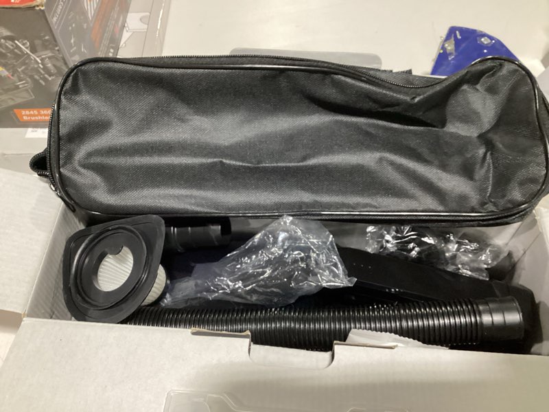 Condition photo showing New/Like New for Handheld Vacuum Cordless Portable Car Vacuum with LED Light, High Power Suction, 3 in 1, Lightweight Rechargeable Hand Vacuum, Hand Held Vacuum Cleaner for Car Home Office, Pet Hair, Black