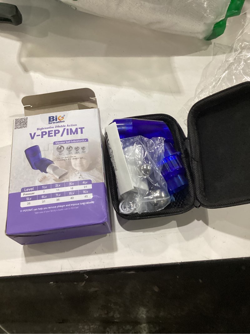 Condition photo showing New/Like New for Bigbreathe V-PEP/IMT | Three-Mode Respiratory Muscle Strengthening Device, Breathing Rehabilitation, Smooth Mucus Removal Vibrating Lung, Easy to Use and Clean