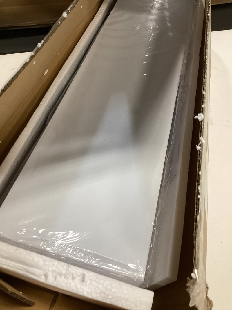 Condition photo showing Good Condition for bameos floating shelf,wall shelf,decor wall mounted shelves,hanging shelf set l24xw6 for bathroom kitchen living,kitchen,room bedroom storage,white | for bathroom, kitchen, living, room, bedroom storage 24x6 white
