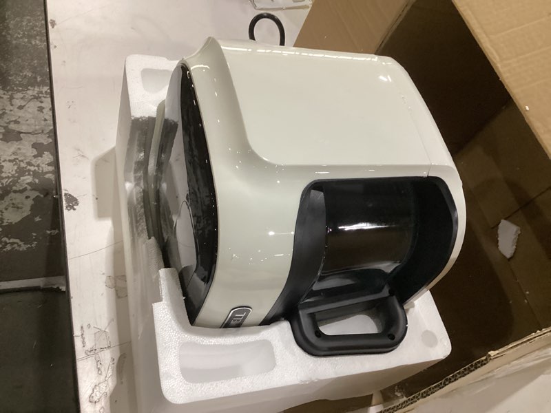 Condition photo showing New/Like New for Not tested!!! BOSWELL Glass Air Fryer, 7.5QT with Transparent Fry Bowl, Circulating Heating, Temperature Control, Air Fryer Roast, Dishwasher Safe Black