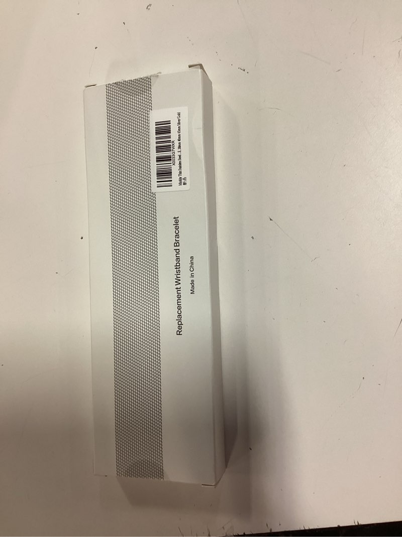 Condition photo showing New/Like New for miohhr slim metal band compatible with apple watch band 42mm(series 11 10) 41mm(series 9 8 7) 40mm(series 6 5 4 se3/2/1) 38mm(series 3 2 1),stainless steel iwatch bands for women,silver/gold