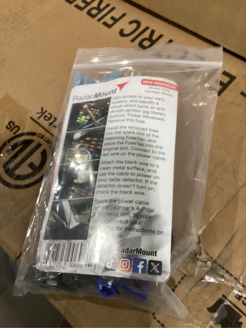 Condition photo showing New/Like New for Radar Mount DC Direct Wire Power Cord for Whistler Radar Detectors - Titan CR Z EX XTR (4005002W)