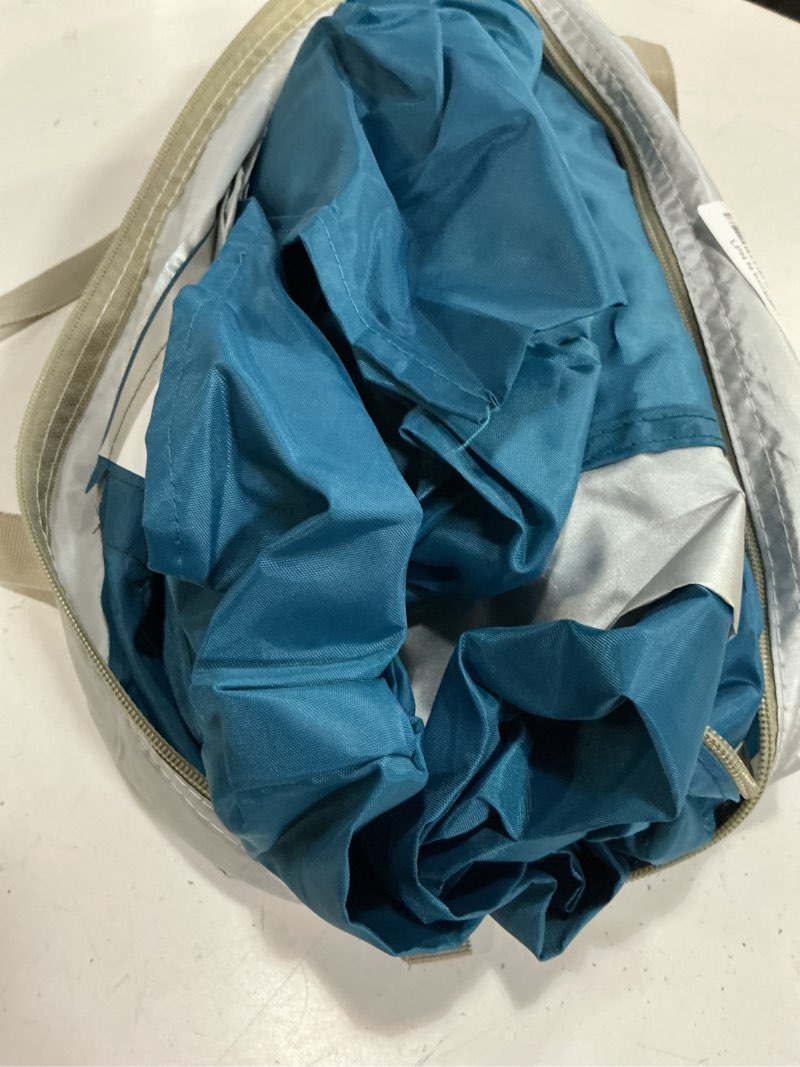 Condition photo showing Good Condition for commouds beach tent sun shelter for 3/4/6/8 person, upf 50+ uv protection beach shade canopy tent, lightweight, easy set up and carry silver 3 person