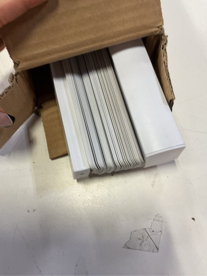 Condition photo showing As Is for CHICOLOGY Mini Blinds for Indoor Windows – 30"W x 72"H, White Horizontal Vinyl Blinds | Cordless | Easy to Install | Sleek Low-Profile Fit for Doors, Offices, Kitchens & Apartments