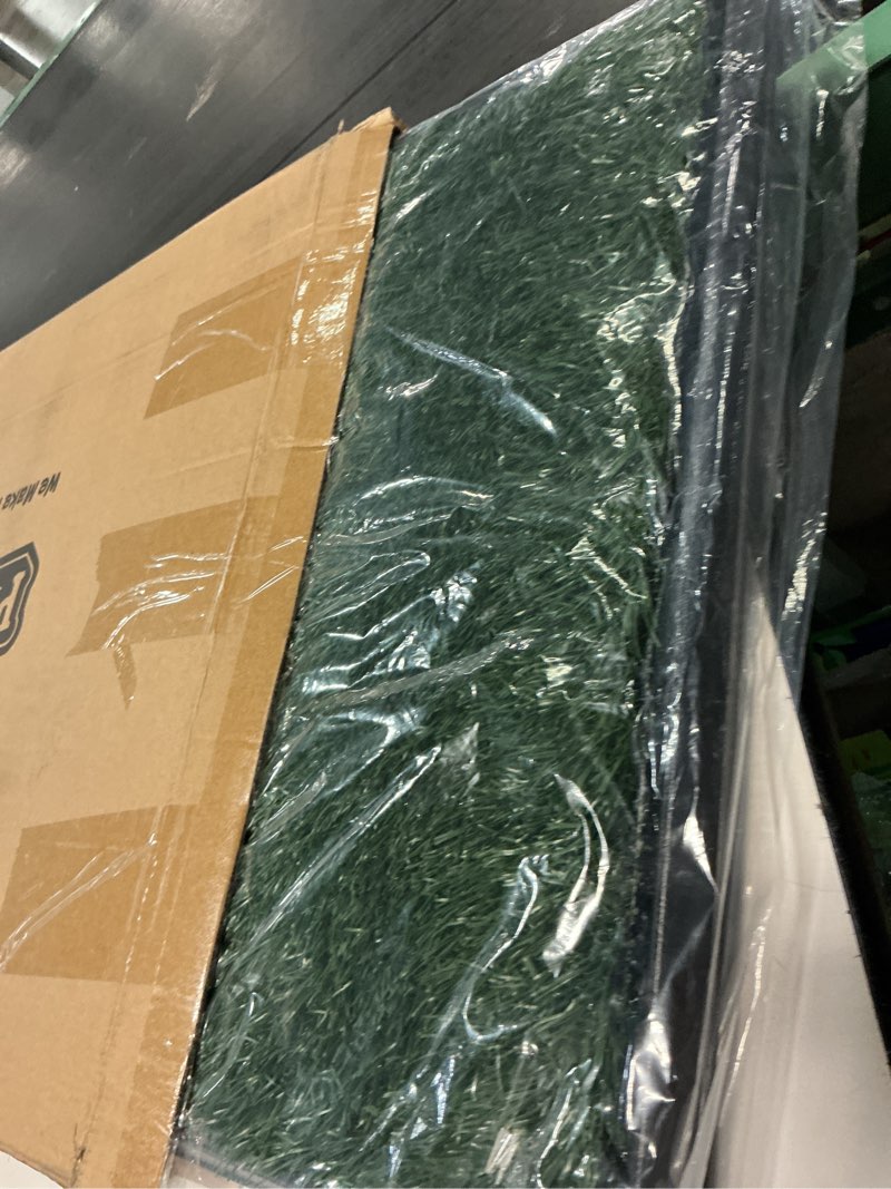 Condition photo showing Good Condition for artificial grass puppy pee pad for dogs and small pets - 20x25 inch, reusable 3-layer turf pads for dogs with tray - indoor and outdoor fake grass potty pet supplies by petmaker medium 3-layer system