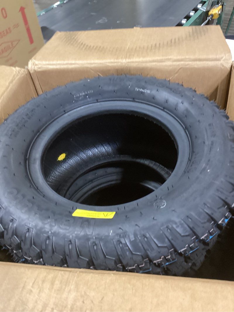 Condition photo showing New/Like New for maxauto 16x7.50-8 16x7.5x8 turf saver lawn mower tire 4ply, set of 2