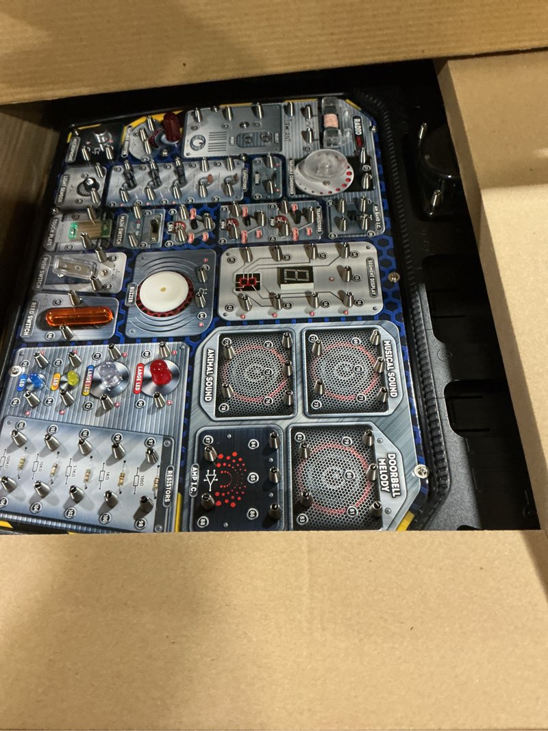 Condition photo showing As Is for playz advanced electronic circuit board engineering toy for kids | 328+ educational experiments to wire & build smart connections using creative knowledge of electricity | science gift