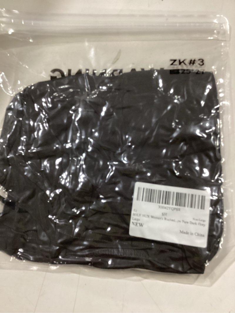 SOLY HUX Women's Ruched Halter Y2K Crop Tops Tie Back Sleeveless Slim Fit Cami Tops Pure Dark Grey L