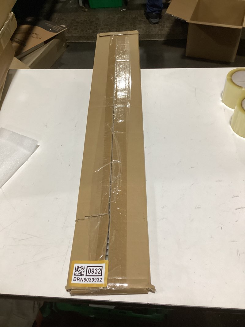 Condition photo showing Good Condition for HVAC Premium 4'' x 36'' [Duct Opening] Flat Stamped Steel Return Air Grille - Sidewall and Ceiling -