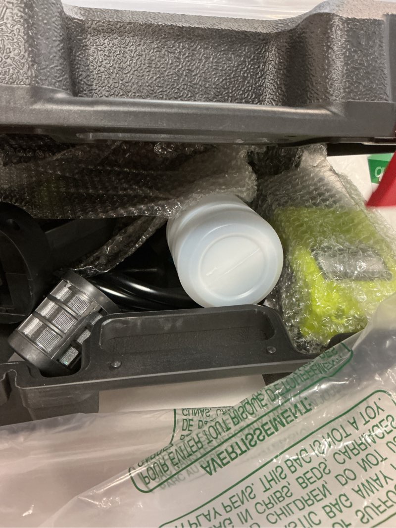 Condition photo showing Good Condition for cordless pressure washer gun: 1000 psi portable electric washer for vehicle, driveway & deck - ergonomic handle design with 30min runtime & 6-in-1 nozzle