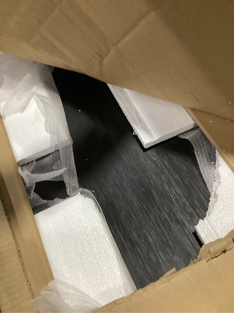 Condition photo showing Good Condition for Plank+Beam Grand Console Table, 56 Inch Solid Wood Modern Sofa Table, Narrow Entryway Table for Hallway, Behind The Couch, Living Room, Foyer, Black Wirebrush Black Wirebrush 56 Inch