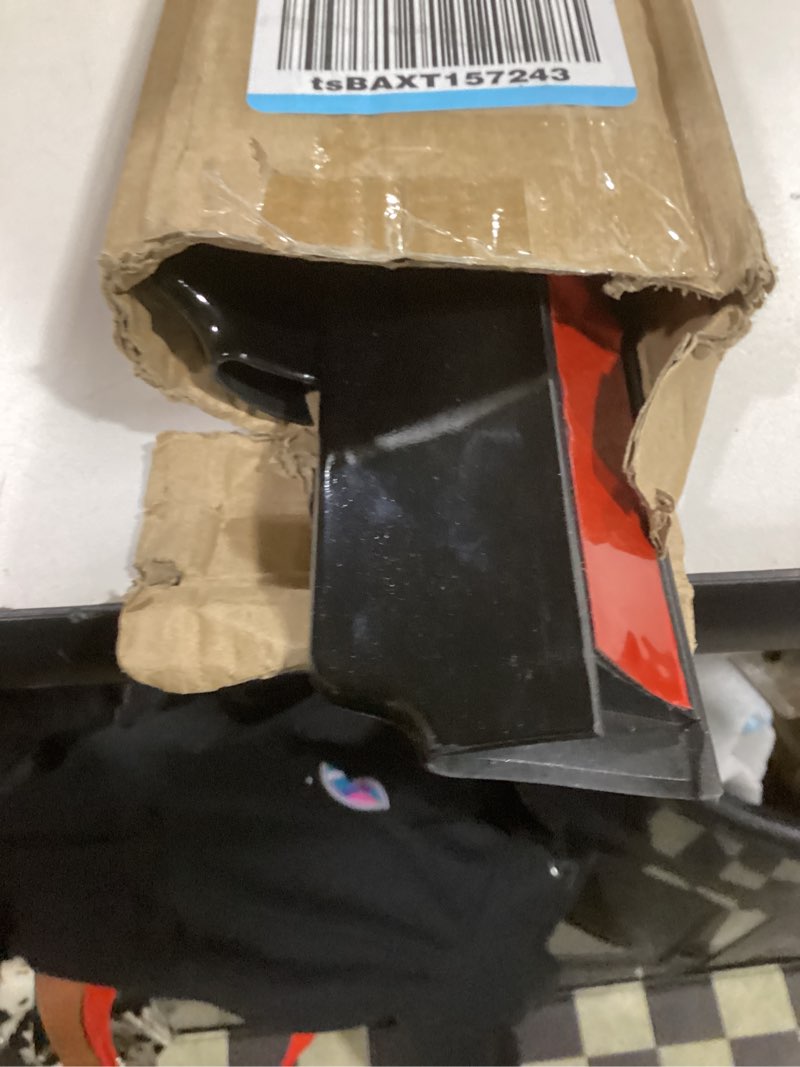 Condition photo showing Good Condition for Universal Glossy Black Car Rear Trunk Spoiler Wing Lip Compatible with Honda Civic Accord Toyota Corolla Camry Nissan Altima Ford Focus and More