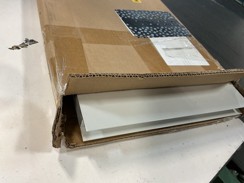 Condition photo showing Good Condition for aluminum cat door for windows - adjustable to fit window width 28"-32", quick-fit cat door window insert, magnetic suction design, perfect for cats white tall fit 28"-32" window