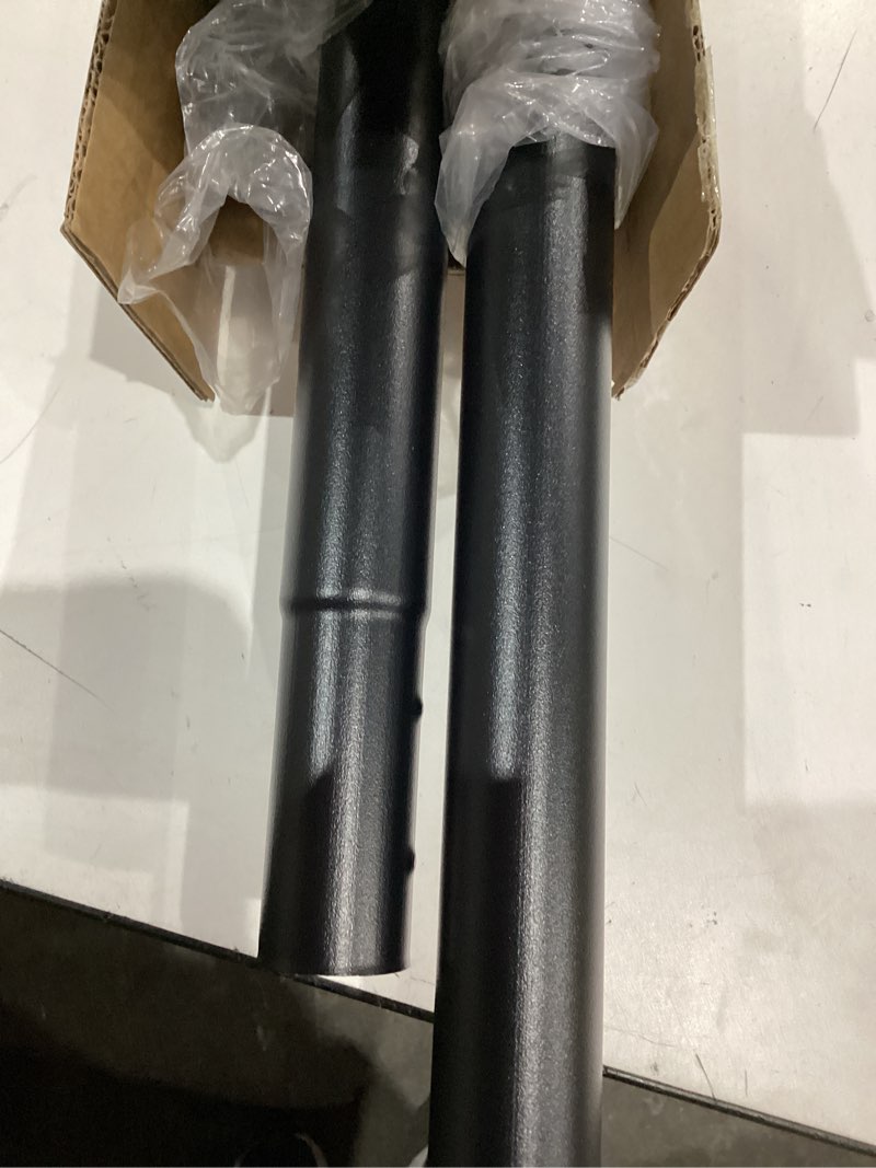 Condition photo showing Good Condition for fadoty tension curtain rods no drilling, extra long tension rod 41-174 inch, heavy duty shower curtain rod for outdoor patio bathroom windows room divider, adjustable, anti-slip, no rust, black black 41-174inch