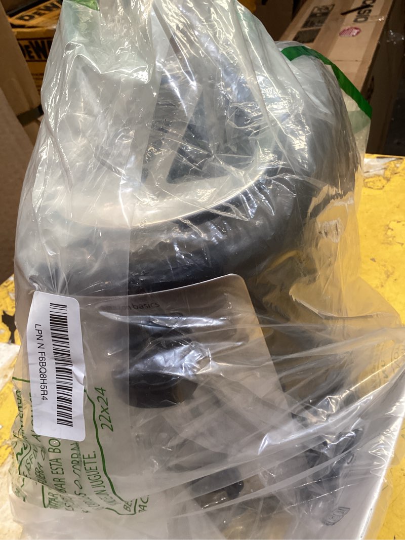 Condition photo showing Good Condition for amazon basics 2 slice toaster, extra wide slots for bagels, 6 browning settings, removable crumb tray, defrost/cancel/bagel buttons, cord wrap, 900w, black & silver 2 slice silver front