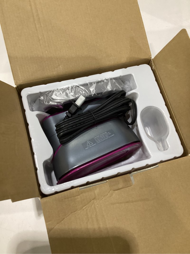 Condition photo showing Good Condition for jack ? rose travel steamer iron for clothes,1200w iron steamer,portable handheld travel size steamer iron,8s fast heat-up?large ceramic heat panel,