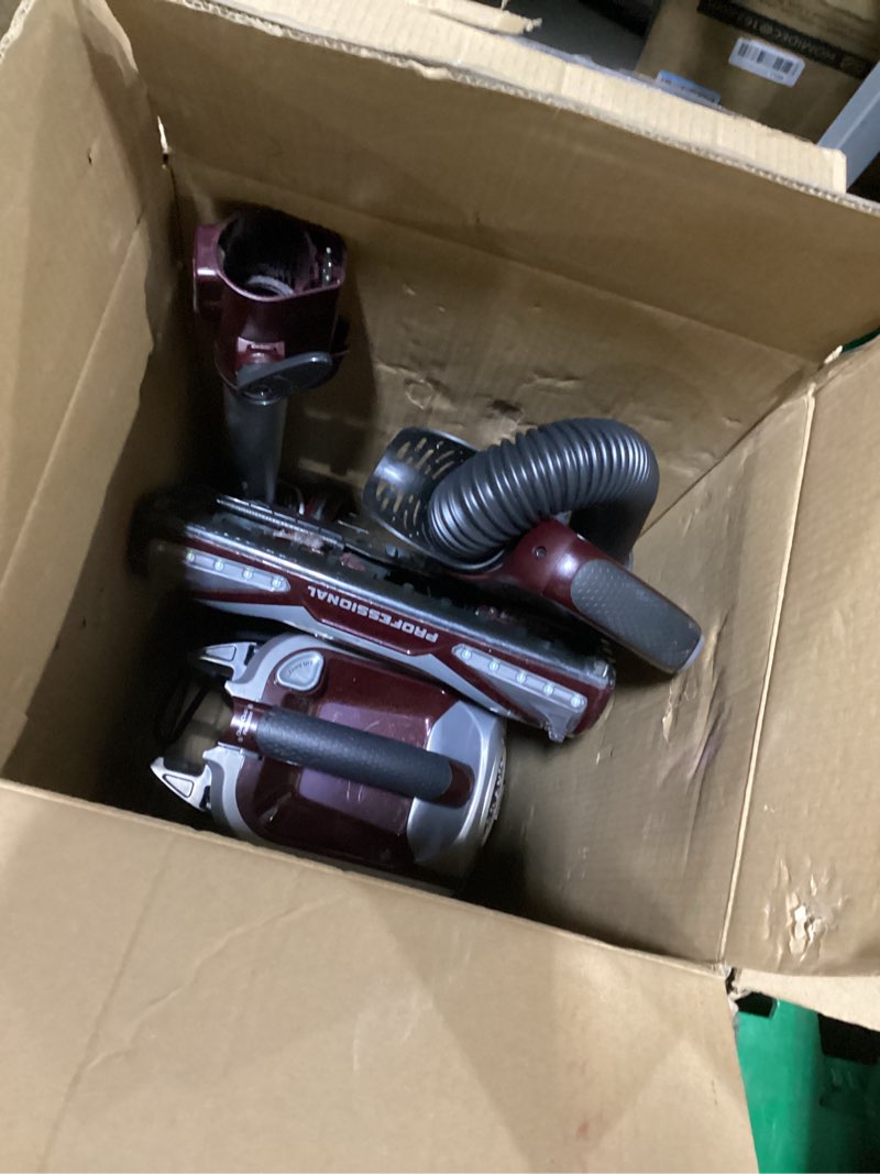 Condition photo showing Good Condition for shark nv752 rotator powered lift-away truepet upright vacuum with hepa filter, large dust cup capacity, led headlights, upholstery tool, perfect pet power brush & crevice tool, bordeaux