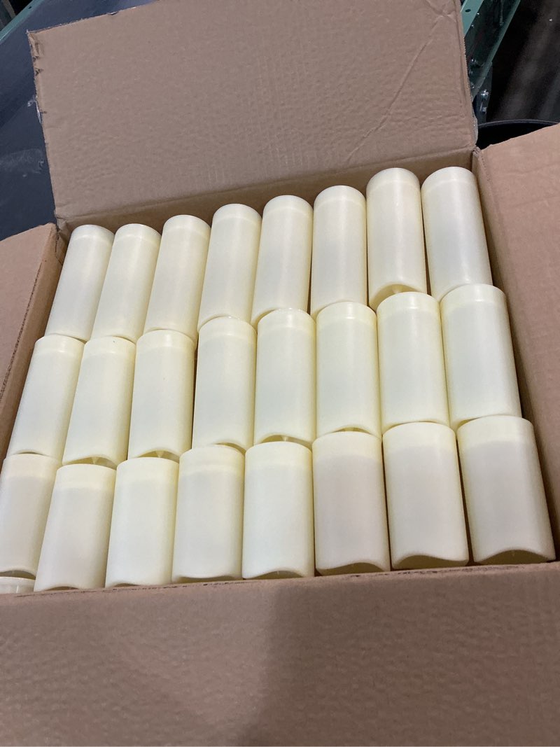 Condition photo showing Good Condition for Set of 96 Waterproof Outdoor Flameless Candles, LED Candles with 4 Remote and Timer,(H 4" 5" 6" x D 2.2"),for Halloween Wedding Festival 96Pack-Ivory