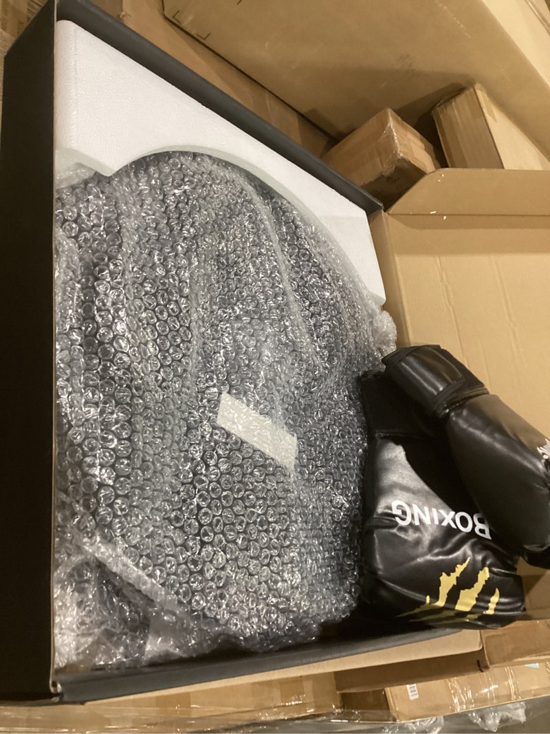 Condition photo showing Good Condition for Music Boxing Machine, Interactive Punching Trainer with Boxing Gloves, Large Size Wall Mounted Electronic Boxing Target for Adult Kids, 9 Modes & 9 Speeds Black