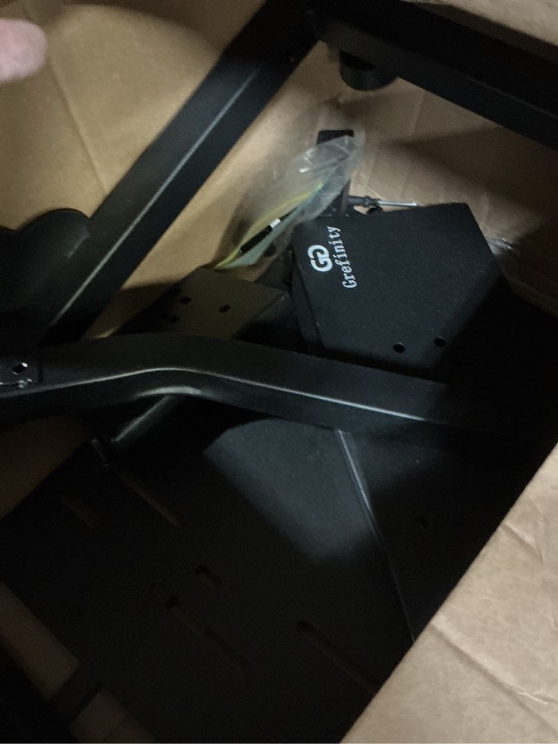 Condition photo showing As Is for Racing Wheel Stand?Height Adjustable Steering Wheel Stand Racing Simulator Cockpit for Logitech G920 G29 G923 G27 G25, Thrustmaster T300RS TX F458 T500RS T150 Xbox PS4 PS5 PC