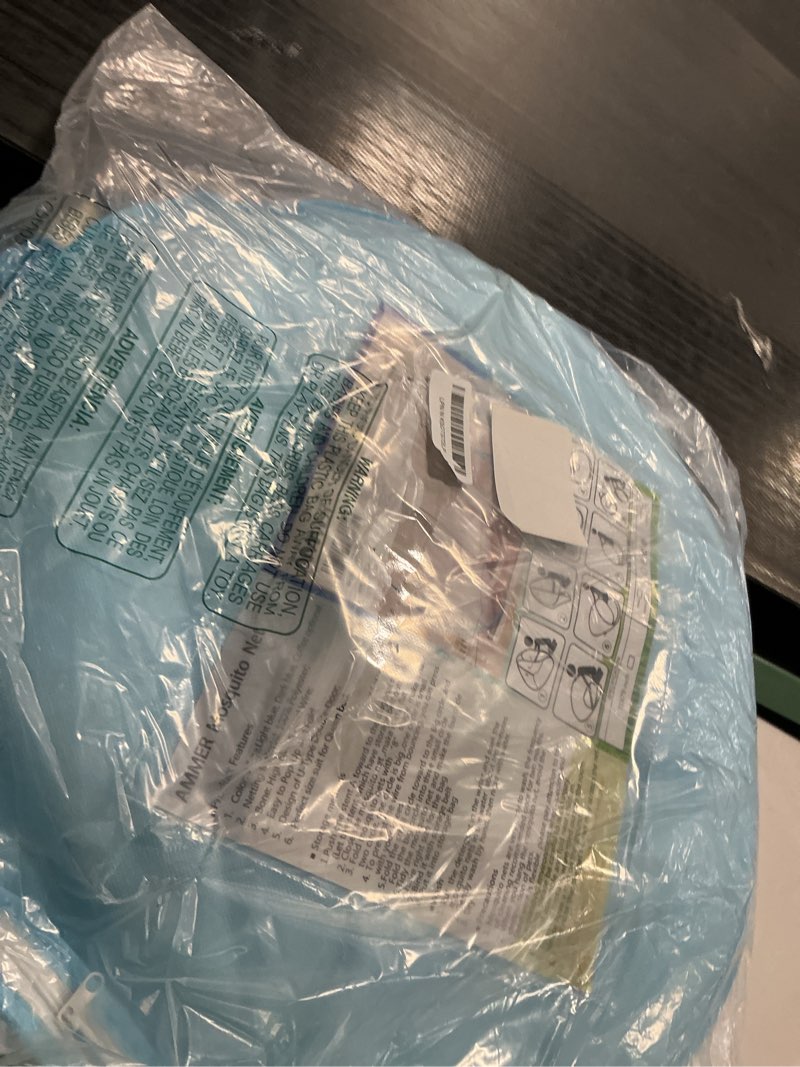 Condition photo showing Good Condition for AMMER Pop Up Mosquito Net Tent for Beds, Portable Foldable Mosquito Netting Folding Design with Net Bottom,2 Entries,Suit for Twin to King Size Bed (79x71x59inch) White