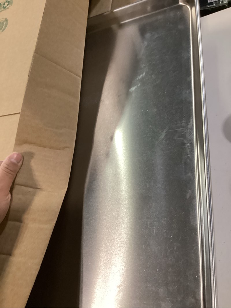 Condition photo showing Good Condition for Winco Commercial-Grade Aluminum Sheet Pan, 18 Gauge, 2/3 Size