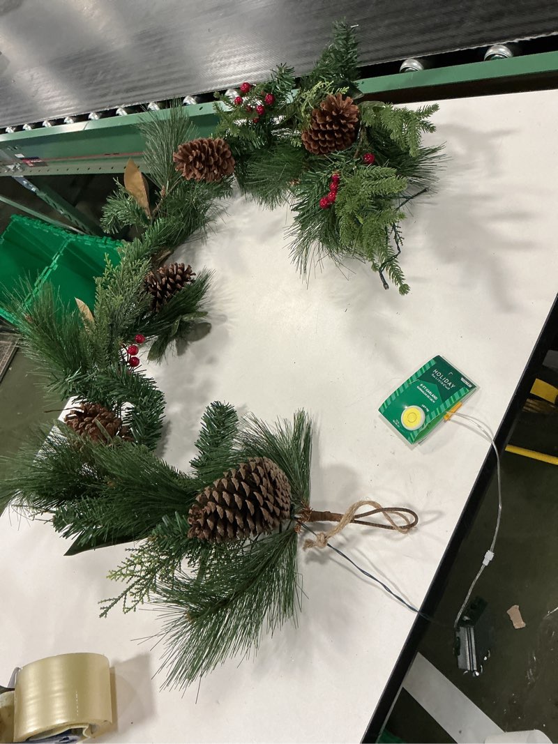 Condition photo showing Good Condition for Holiday Living Indoor/Outdoor Pre-lit Battery-operated 6-ft