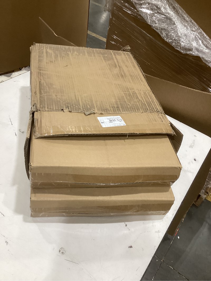 Condition photo showing New/Like New for 24 pack white charger plates 13" plastic round charger plates dinner plate with beaded for spring easter wedding table dinner kitchen catering event party decoration