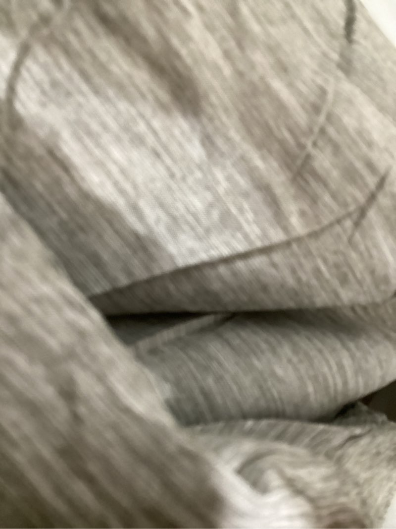 Condition photo showing As Is for CozyLux Full Size Comforter Sets - 3 Pieces Grey Soft Luxury Cationic Dyeing Bedding Comforter for All Season, Gray Breathable Lightweight Fluffy Bed Set with 1 Comforter and 2 Pillow Shams Grey Full