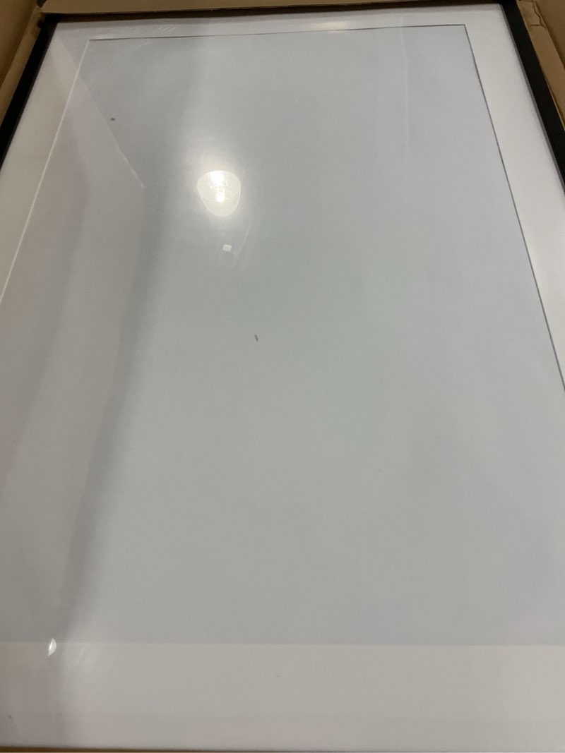 Condition photo showing Good Condition for upsimples 24x36 poster frame, display pictures 20x30 with mat or 24 x 36 without, wall hanging picture frames, black, 1 pack black 24x36