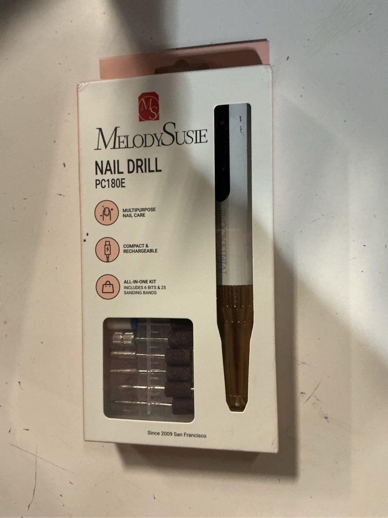 Condition photo showing New/Like New for melodysusie pc180e cordless rechargeable nail drill