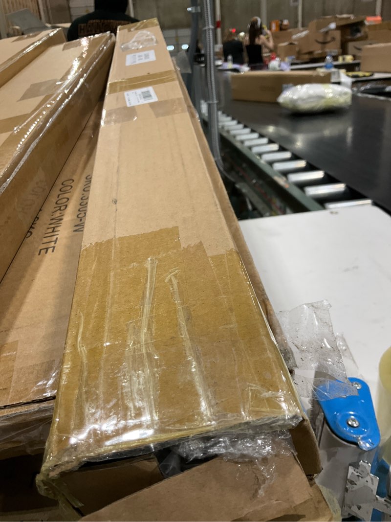 Condition photo showing Good Condition for 1 Pcs 1-3/4" x 36" U Shaped Aluminum Door Bottom Sweep with Drip Cap Screw-on Weatherstrip Draft Stopper for Exterior, Front, Bottom of Door (Black) 1 Black