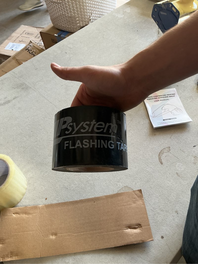 Condition photo showing New/Like New for zip system flashing tape - adhesive flashing tape - advanced acrylic adhesive - professional-grade - weather protection - for windows, doors, & rough openings - 3.75" x 30' roll