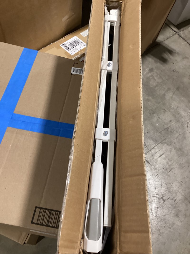 Condition photo showing New/Like New for Babelio Baby Gate for Stairs & Doorways, 26-43" W 34" H Extra Tall| No Bottom Bar| Easy Installation| One-handed Operation| Auto-close| Hardware Mount (Drill Needed) Safety Dog/Pet Gate Indoor (White) White - B17 34" H, 26-43" W-Standard