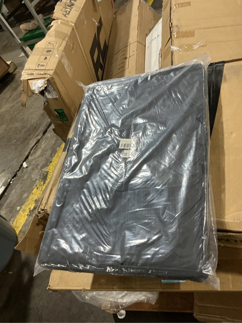 Condition photo showing Good Condition for Back Seat Extender for Dogs, Hard Bottom Dog Car Seat Cover for Truck Back Seat, Dog Hammock for Car, Upgraded PU Leather Material, Larger Space, Holds 400lbs