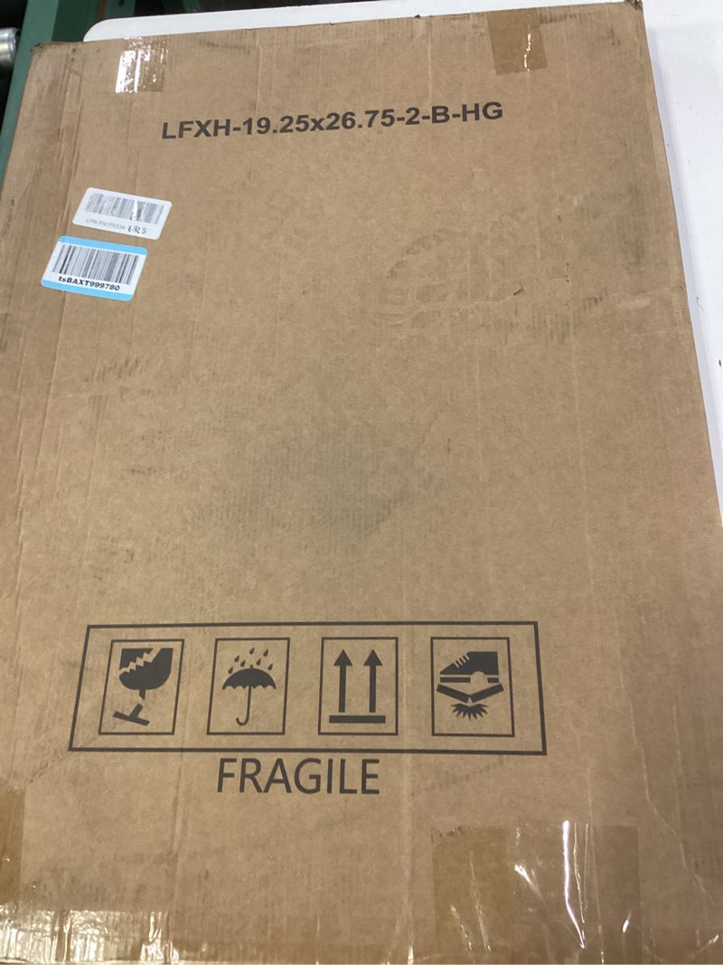 Condition photo showing New/Like New for luckylife 19.25x26.75 puzzle picture frame, wall hanging poster frames, display pictures 19.25 x 26.75 without mat, pack of 2, black black 19.25x26.75