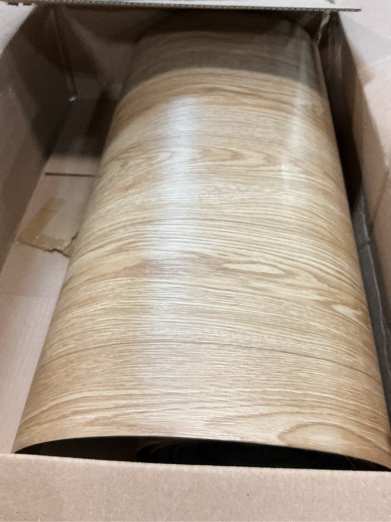 Condition photo showing Good Condition for 3D Peel and Stick Vinyl Floor Tile Roll Wood Plank Sticker 23"x 393"/64 Sq.Ft, for Home Apartment Room Self Adhesive Easy DIY Removable Waterproof Thicken Floor Covering Wood 23.6"W x 393"L Nature Wood 1
