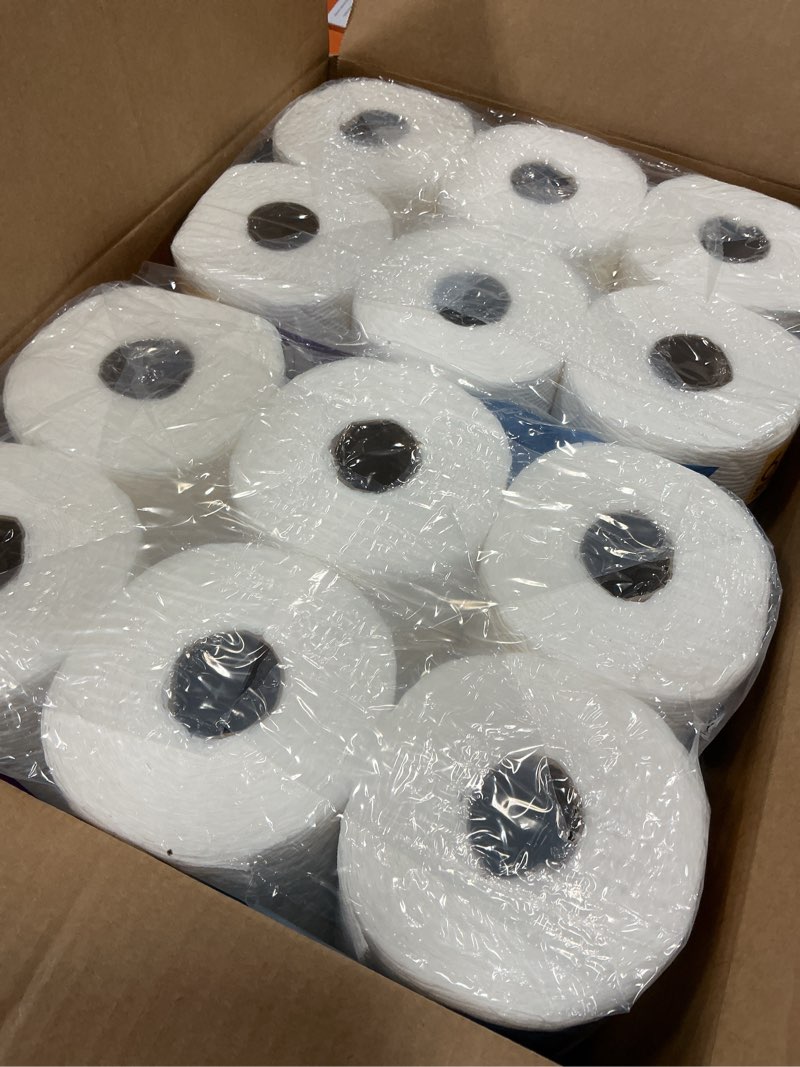 Condition photo showing Good Condition for Amazon Brand - Presto! Flex-a-Size Paper Towels, 158 Sheet Huge Roll, 12 Rolls (2 Packs of 6), Equivalent to 38 Regular Rolls, White White 948 Sheet (Pack of 2)