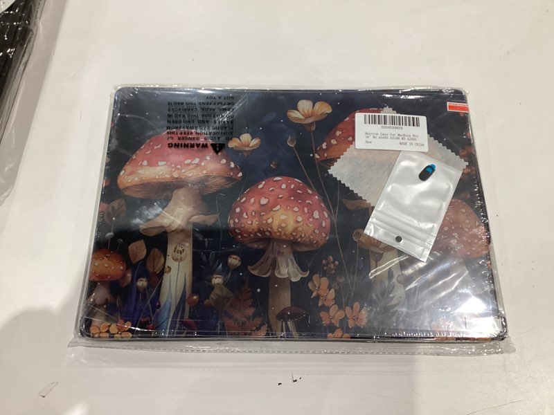 Condition photo showing New/Like New for Mektron Case for MacBook Pro 16" M4 A3403 A3186 M3 A2991 M2 A2780 M1 A2485 (2021/2023/2024) Pro/Max with Touch ID, Hard Shell Plastic Laptop Cover Keyboard Cover Screen Protector, Abstract Botanical