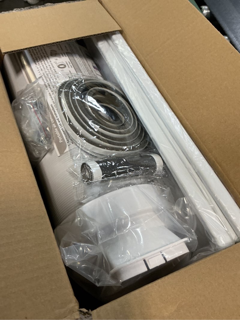 Condition photo showing Good Condition for 95" sliding door ac vent kit with ? 5.9"ac hose filter screen & weather stripping universal 5.0/5.9 inch coupler for window/sliding glass door portable ac energy saving airtight seal pancel max height 95" with ? 5.9"hose+universal coupler