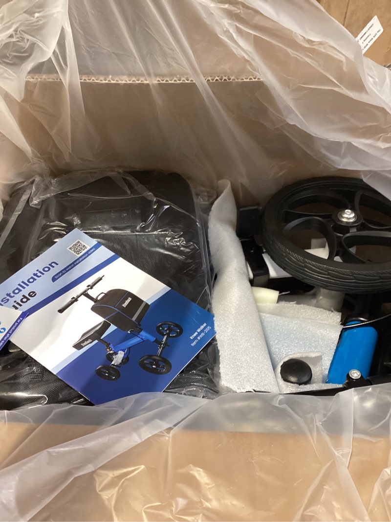 Condition photo showing Good Condition for BlessReach Knee Scooter Steerable Knee Walker Deluxe Medical Scooter for Foot Injuries Adult Compact