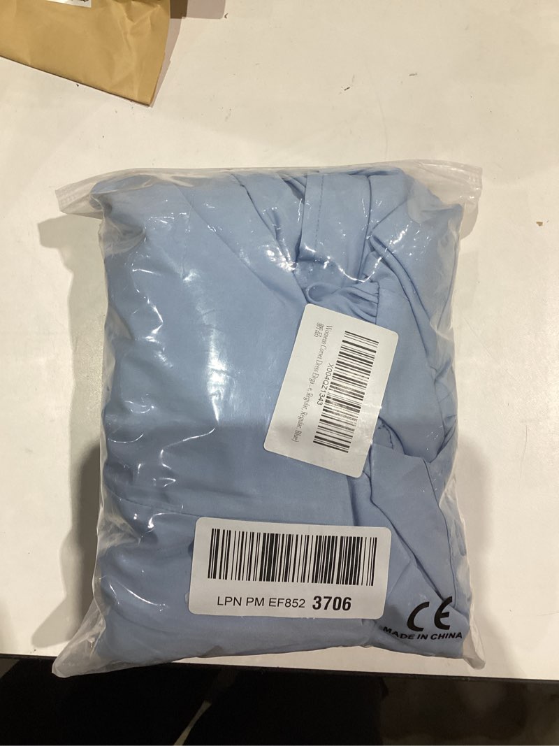 Condition photo showing New/Like New for Womens Corset Dress Elegant Spaghetti Strap Midi Dress Flowy Pleated Hem Low Cut Prom Dresses Floral Bustier Dress Large Blue