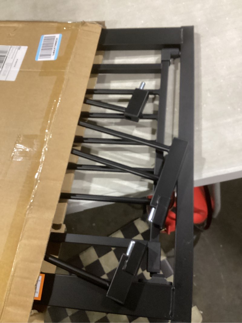 Condition photo showing Good Condition for babelio baby gate for doorways and stairs, 26-40" auto close dog gate, pressguard c5, easy-install pressure mounted satey door, no drilling safety gate for child and pets, black black 30"tall 26"-40" wide