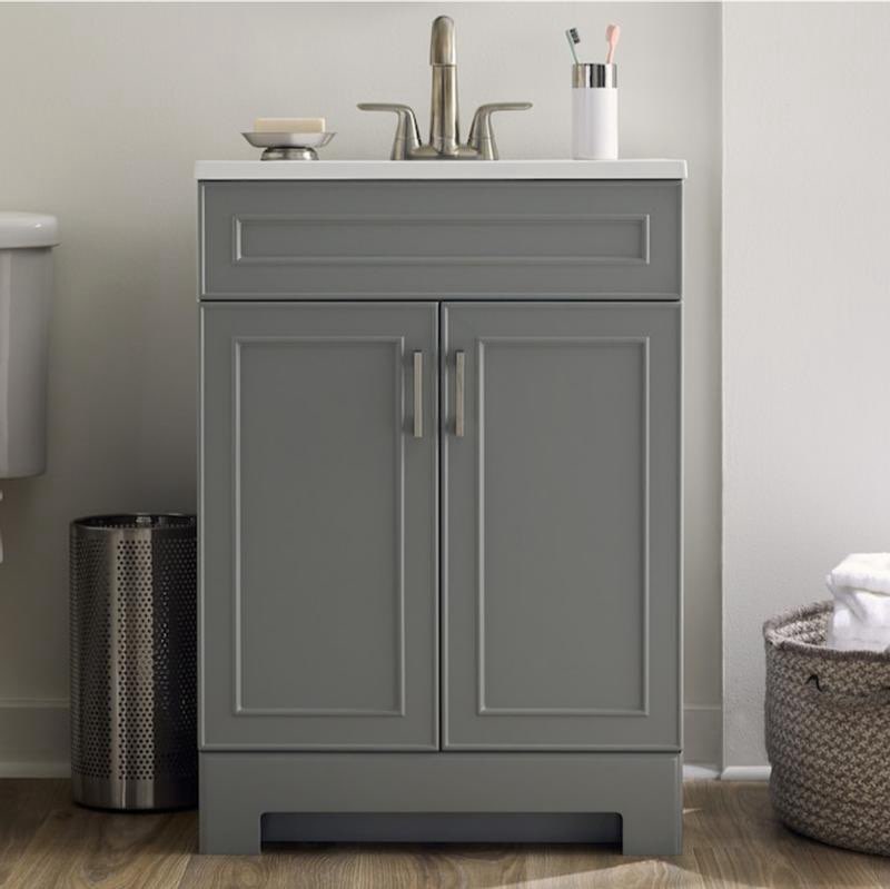 Style Selections Esterbrook Dark Gray Bathroom Vanity Collection